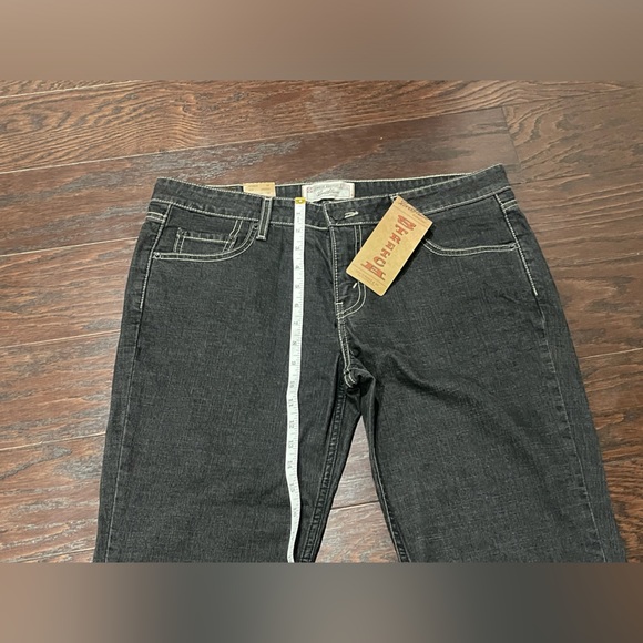 Levi's Women Low Rise Boot Cut Comfortable Black Denim Junior 13L NEW - Picture 3 of 8